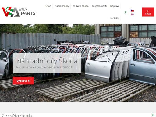 vsa parts - nabízíme nové, originální i použité náhradní díly na vozy škoda. všechny potřebné autodíly škoda na jednom místě.