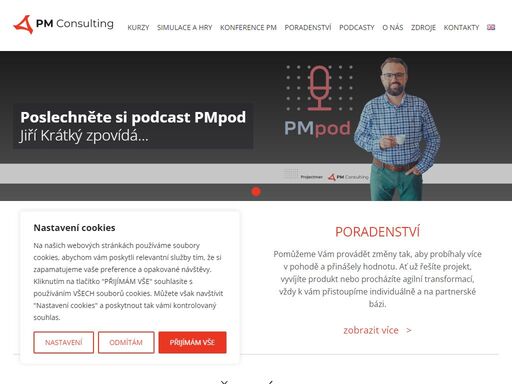 projektové řízení, změny, agile, agilní transformace, poradenství, gamifikované kurzy a tréninky, management 3.0, týmy, certifikace pmi, ipma, prince2 