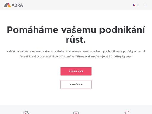 abra software poskytuje podnikové informační (erp) systémy, webové a mobilní aplikace a služby podporující podnikatelské aktivity.