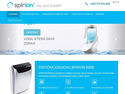 spirion k05b je komplexní čistička vzduchu, která dokáže výrazně zlepšit kvalitu dýchaného vzduchu a tím přispívat k péči o naše zdraví.