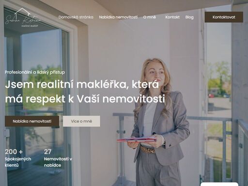 prodám i vaši nemovitost s lehkostí. jsem realitní makléřka z hradce králové, která staví na důvěře, empatii a výsledcích. zavolejte si pro jistotu.