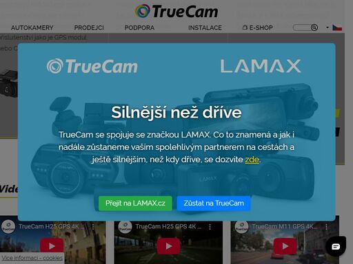 truecam - profesionální autokamery (černé skříňky, kamery do auta) | cz