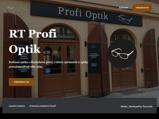 rodinná optika s dlouholetou praxí, v oboru optometrie a optiky pracujeme již od roku 1993. můžete nás najít v karlíně u zastávky florenc.