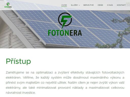 zaměřujeme se na optimalizaci a zvýšení efektivity stávajících fotovoltaických elektráren. věříme, že každý systém může dosáhnout maximálního výkonu a přinést svým majitelům co největší užitek. naším cílem je nejen zvýšit výkon vaší elektrárny, ale také minimalizovat provozní náklady a maximalizovat celkovou návratnost investice.