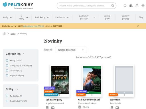 více než 100 000 knih v tištěné i elektronické podobě. odesíláme obvykle do 24 hod. doprava od 39 kč. e-knihy a audioknihy ihned ke stažení. akce až 50 %.