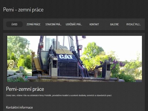 naše firma provádí kvalitní a ucelené dodávky zemních a stavebních prací.