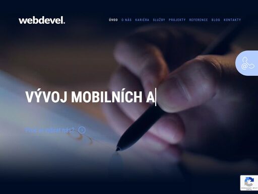 webové aplikace, stránky, e-shopy, marketing a další služby na míru. pomůžeme vám s vaším projektem od a do z. obraťte se na specialisty z firmy webdevel.