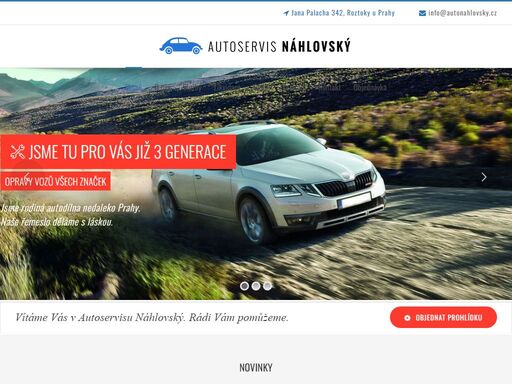 autoservis náhlovský je tradiční autoservis v roztokách u prahy. provádíme servis motorů, pneuservis, instalaci tažných zařízení a servis klimatizací. jsme tu pro vás již 3 generace.