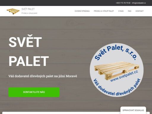 prodej palet za rozumné ceny. vykupujeme též použité palety.