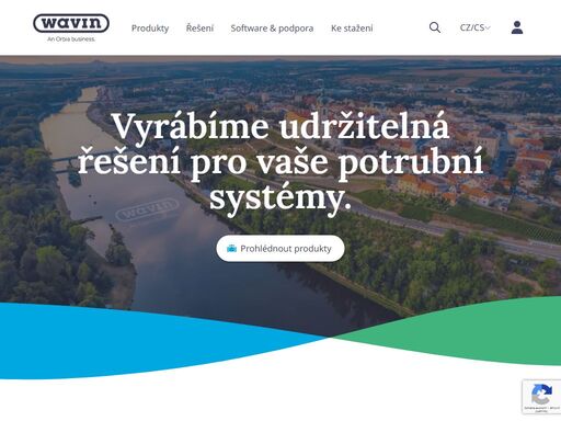 wavin je předním českým výrobcem plastového potrubí pro rozvody vody, topení a plynu, dále vnitřní a venkovní kanalizací, odvodnění střech.