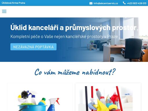 úklidová firma se zaměřením na prahu a okolí s kompletním servisem při zajištění úklidu a správy komerčních prostor. nabízíme úklidové služby, zejména pravidelný úklid kanceláří v praze. mezi dalšími službami naší společnosti je sekání trávy, úklid parkovišť, správa objektů. zajistíme i výškové úklidové práce s týmem zkušených profesionálů.