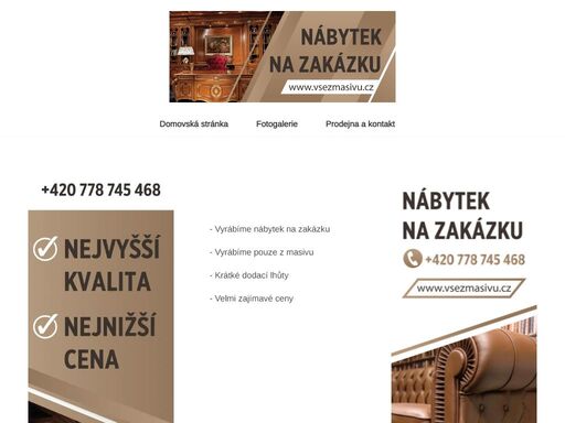 objevte nadčasový nábytek z masivu, který spojuje kvalitu, estetiku a trvalou hodnotu. naše široká nabídka zahrnuje stoly, židle, skříně a další kousky, které dodají vašemu interiéru jedinečný charakter. vyberte si z přírodních materiálů a ruční práce, které vydrží po generace. navštivte nás a přetvořte svůj domov s nábytkem, na který se můžete spolehnout!