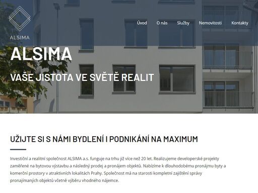 alsima a.s. - prodej a pronájem realit