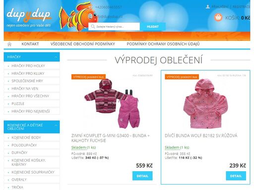 kojenecké oblečení, dětské oblečení, hračky, softshellové oblečení, wolf kalhoty 