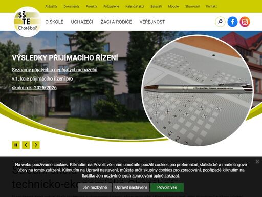 v současné době nabízí škola technické a ekonomické obory, obory maturitní (4leté obory s maturitní zkouškou) a obory učební | sšte chotěboř