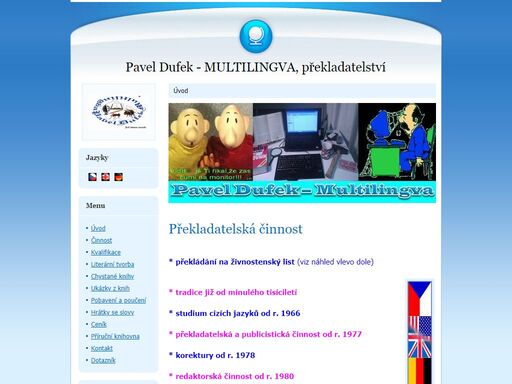 překladatelství, překladatelská činnost, překlady, překládání, cizí jazyky, angličtina, němčina, čeština