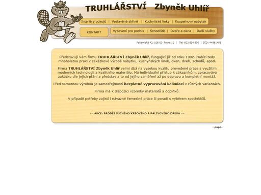 truhlářství, práce na zakázku