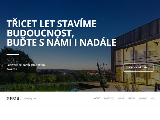 společnost probi inženýring s.r.o. podniká v oblasti projektování a realizace staveb se zaměřením na pozemní stavitelství, technická zařízení budov.