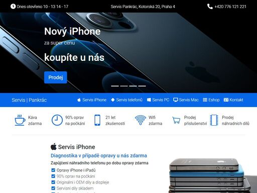 servis mobilních telefonů a počítačů