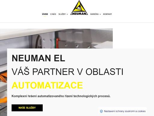 neuman el nabízí kompletní portfólio v oblasti průmyslové automatizace (automatizace, robotika, strojové vidění) a meření a regulace, konzultace, záruční a pozáruční servis.