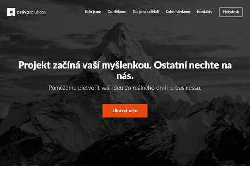 projekt začíná vaší myšlenkou, ostatní můžete nechat na nás. pomůžeme přetvořit vaši ideu do reálného on-line businessu.