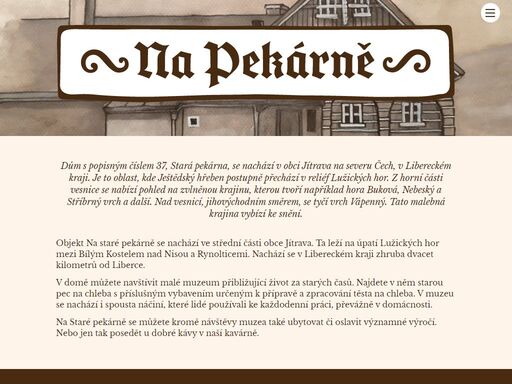 muzeum pekařství a kavárna.