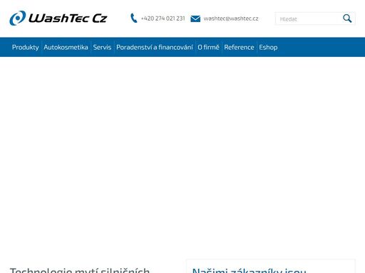 mycí linky pro osobní automobily, nákladní automobily a autobusy