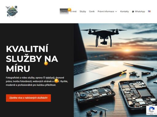 oprava telefonů, dronové služby, tvorba webu, seo, fotograf, dron, rychlost, kvalita hledáte kvalitního a cenově dostupného webaře? právě jste našli! weby a e-shopy na míru v českých budějovicích, moderní design, seo, responzivita.