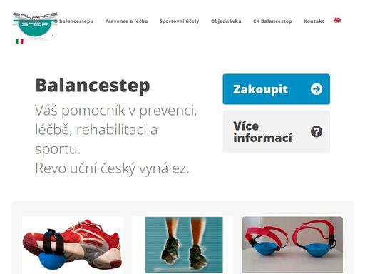 balancestep - světová novinka ve sportu a rehabilitaci