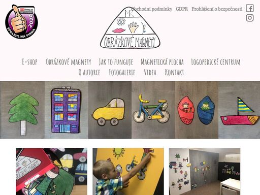 obrázkové magnety je zábavná vzdělávací hra, při které děti pracují s originálními magnety všech druhů, barev a velikostí na libovolné magnetické ploše. 

děti si díky hrám s magnety procvičí výslovnost, rozšíří svou slovní zásobu, zapojí zrakové, sluchové a hmatové vnímání a zároveň posílí kreativitu a fantazii. při každé herní aktivitě se mohou