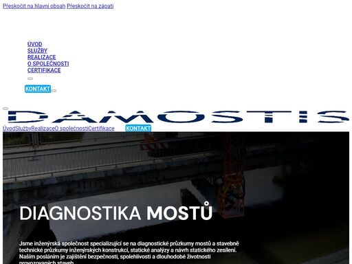 jsme inženýrská společnost specializující se na diagnostické průzkumy mostů a stavebně technické průzkumy inženýrských konstrukcí, statické analýzy a návrh statického zesílení.