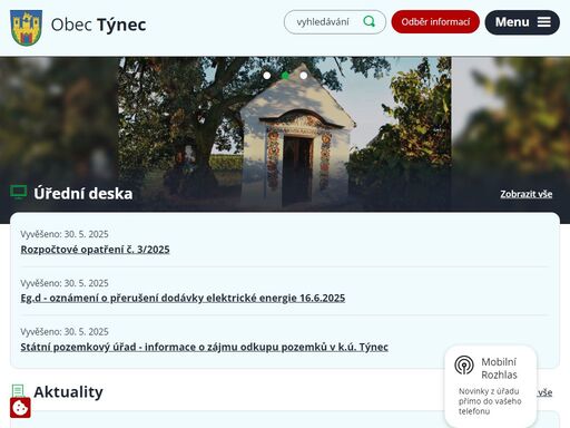 od 11. století se týnec připomíná jako městečko s opevněnou tvrzí, která větší úlohu sehrála za husitských válek.