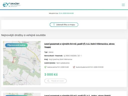 exdrazby.cz je portál, který nabízí dražby a aukce nemovitostí a movitých věcí z celé české republiky.
