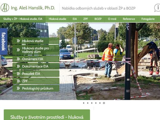 nabízím komplexní odborné služby v oblasti životního prostředí a bozp. hluková studie, oznámení a dokumentace eia, vynětí ze zpf, pedologické průzkumy.