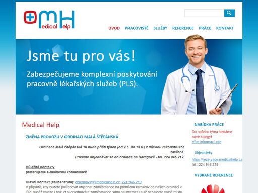 komplexní poskytování pracovně lékařských služeb. provádíme odbornou poradenskou činnost ochrany a podpory zdraví zaměstnanců.