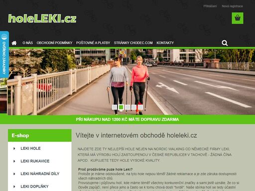 vybavení na nordic walking značky leki, sjezdové lyžování a běžecké lyžování. prodej holí, rukavic, náhradních dílů a doplňků.