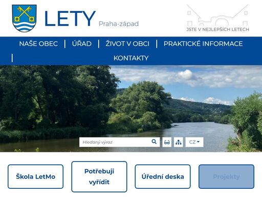 oficiální stránky obce lety
