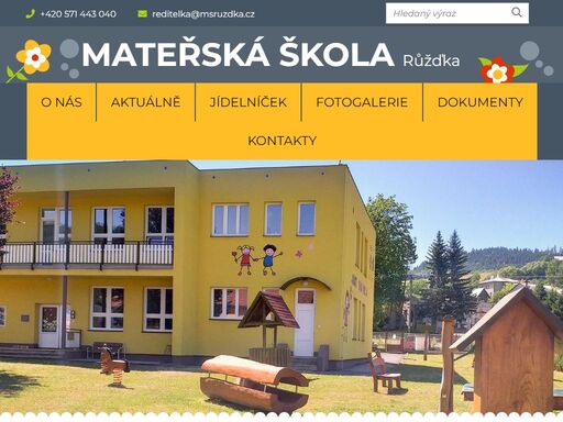 mateřská škola růžďka