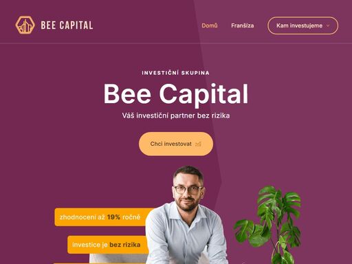 váš spolehlivý investiční partner bez rizika. pro více než 300 klientů jsme průměrně dosáhli zhodnocení kapitálu o 24 % ročně.