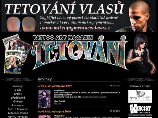 art magazín tetování