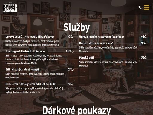 walk-in liberec, pánské holičství a kadeřnictví