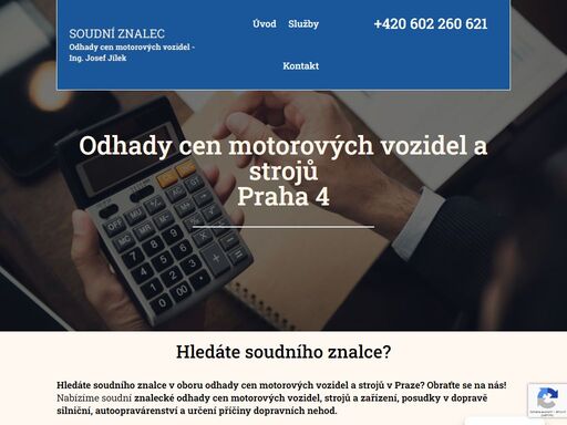 hledáte soudního znalce v oboru odhady cen motorových vozidel a strojů v praze? kontaktujte soudního znalce ing. josefa jílka. soudní znalec praha 4, krč.