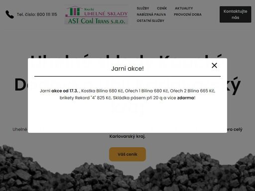 uhlí, brikety s dovozem – uhelné sklady kaucký, ostrov. rychlé dodání, férové ceny, osobní přístup. objednejte ještě dnes!