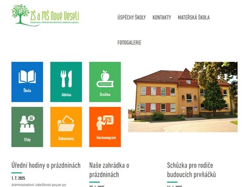 základní, škola, mateřská, nové veselí základní škola a mateřská škola nové veselí