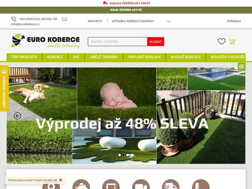 největší prodejce umělých trávníků. prodáváme levné trávníky, až po nejluxusnější umělé rávníky. koberce, pvc a vinylové podlahy.