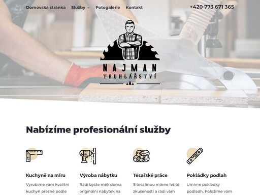 jsme truhlářství v hradci a specializujeme se na zakázkovou výrobu. vyrábíme kuchyně a nábytek, pokládáme podlahy a nabízíme tesařinu.