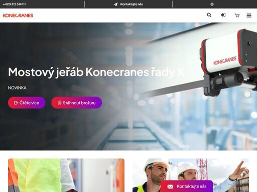 jednička v oboru mostových jeřábů, lehkých podvěsných systémů a poskytování servisních služeb, s kompletní nabídkou zdvihacích zařízení pro všechny aplikace. vlastní výroba a rozsáhlé servisní zázemí v čr.