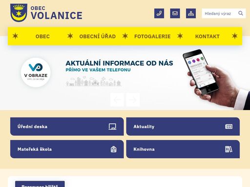 oficiální stránky obce volanice