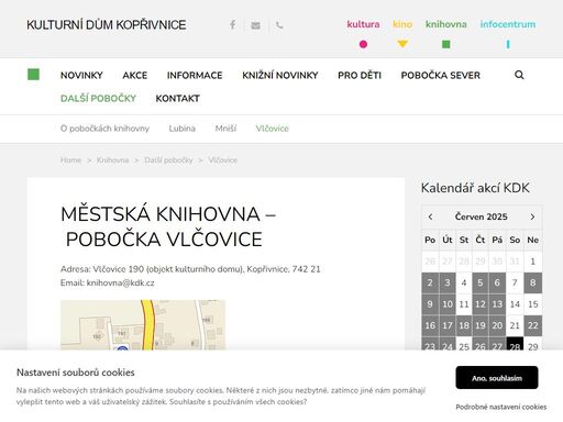 kulturní portál města kopřivnice – koncerty, divadlo, knihovna, informační centrum...