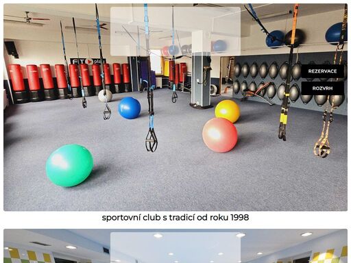 rezervační systém fitness-rezervace.cz